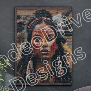 Rodeo Drive Designs Sacred Not Illegal 18x24 Urban Mural-Style Art Print